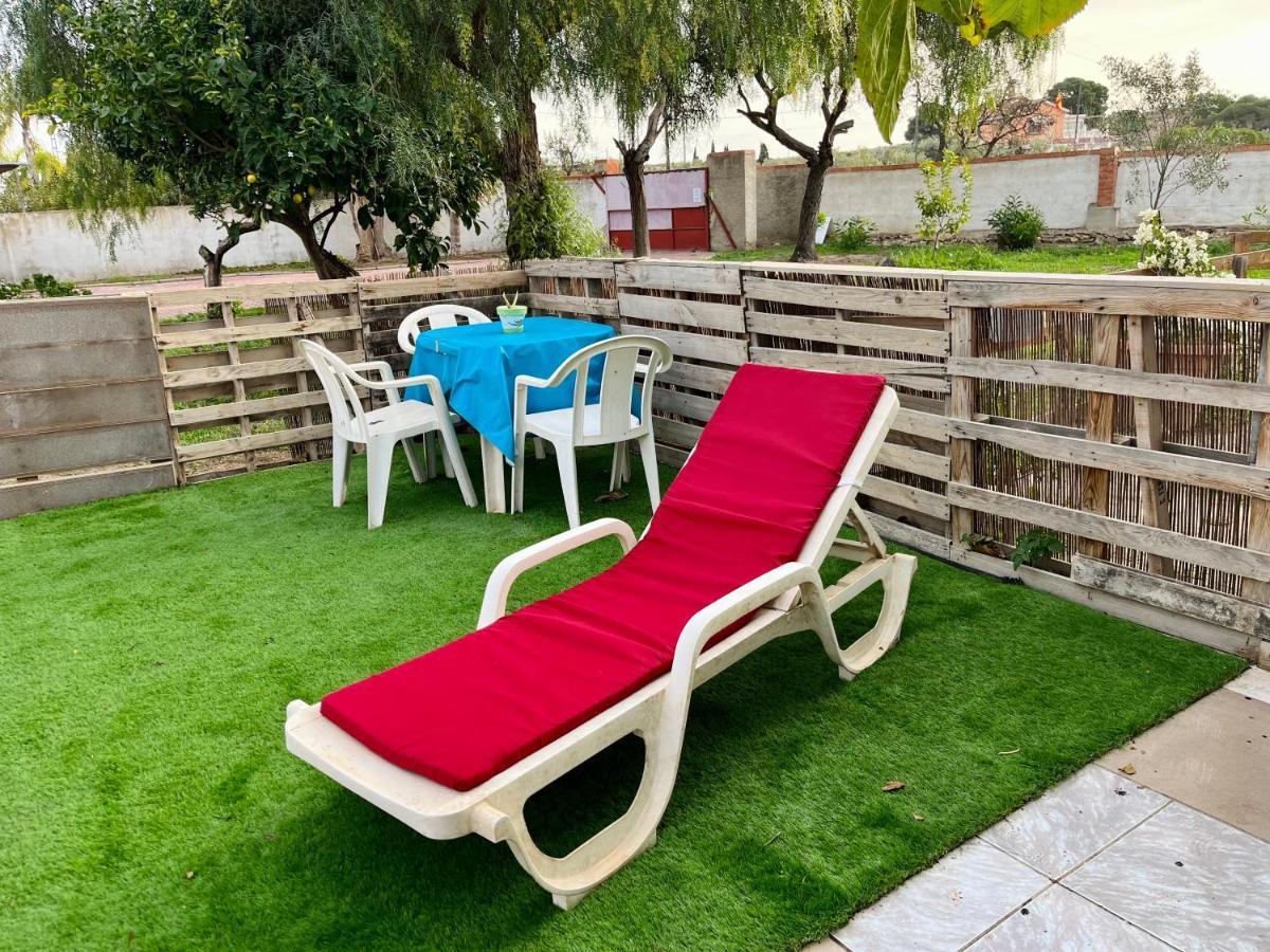Estudio Adosado Acogedor Con Jardin, Barbacoa Y Parking Privado Alicante Eksteriør bilde