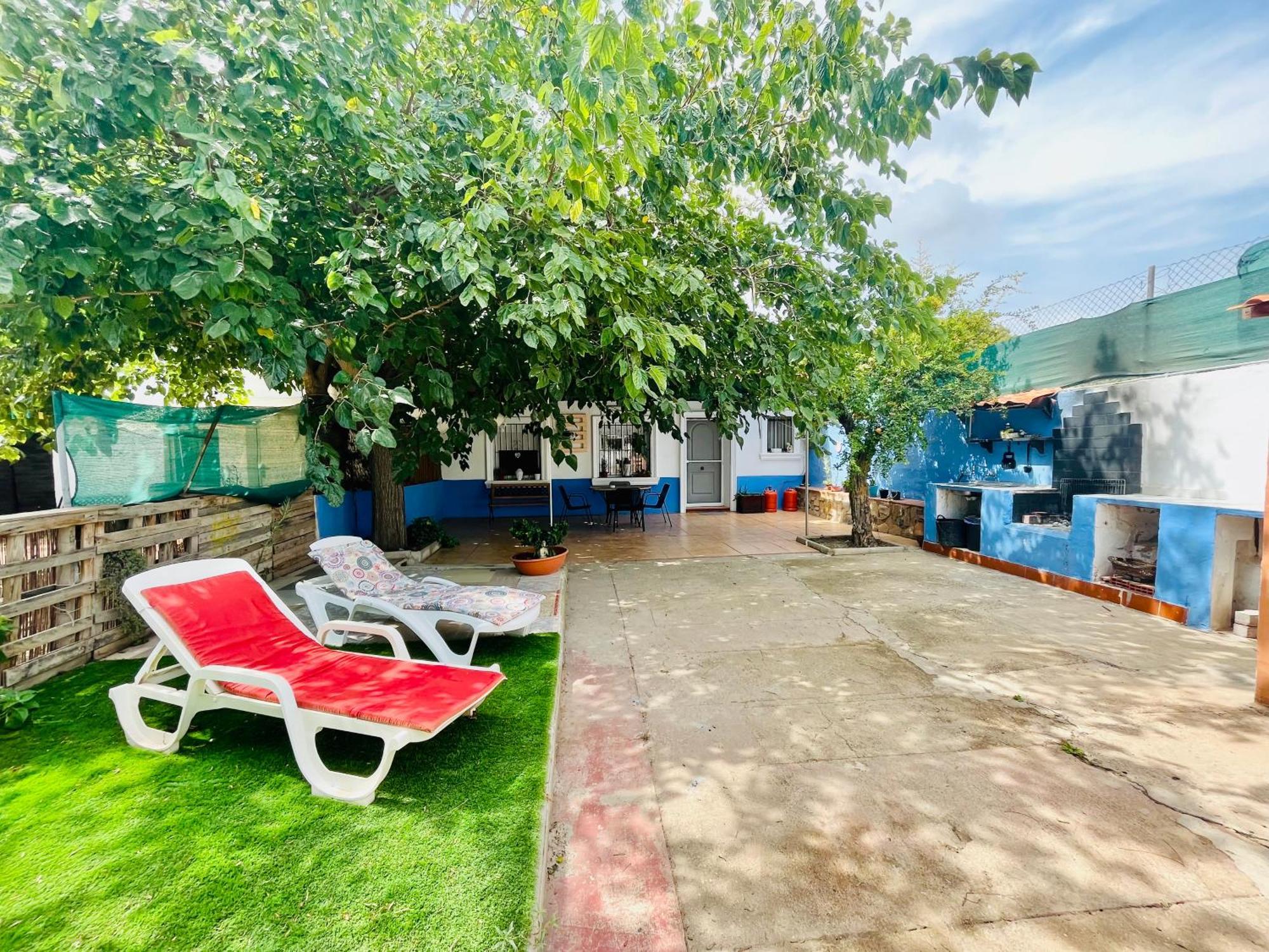Estudio Adosado Acogedor Con Jardin, Barbacoa Y Parking Privado Alicante Eksteriør bilde